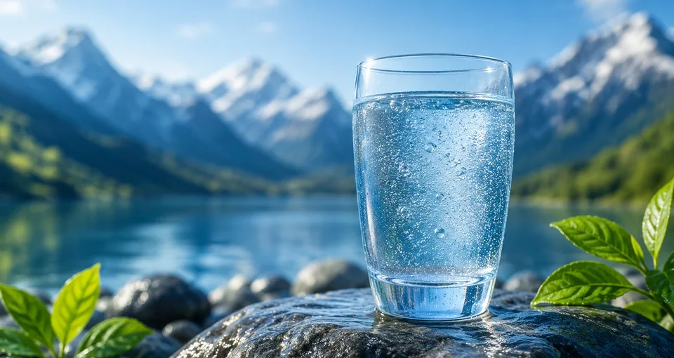 Clean water in nature