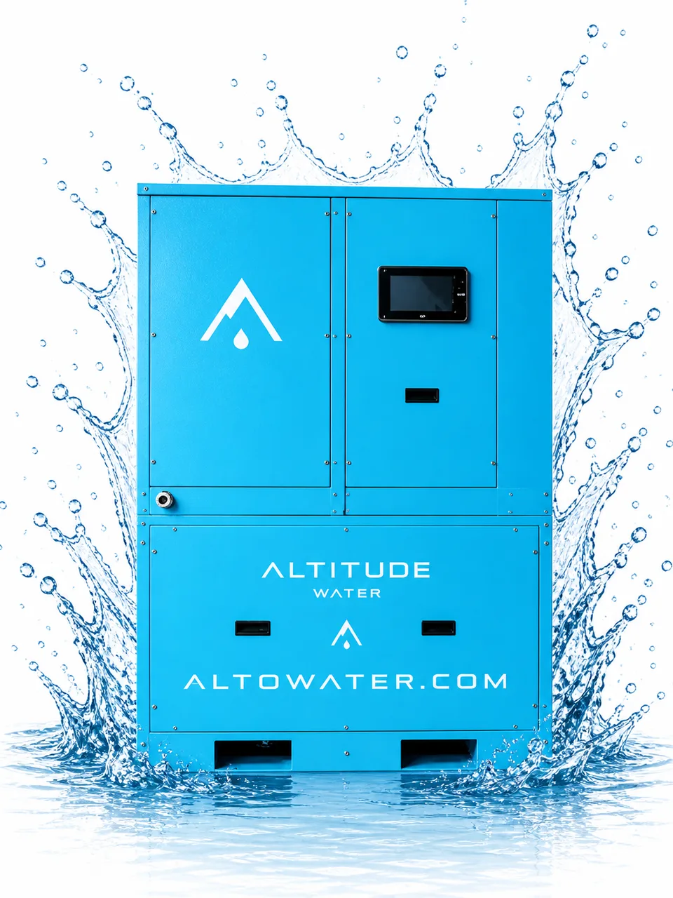 Trident T-100 commercial atmospheric water generator cabinet